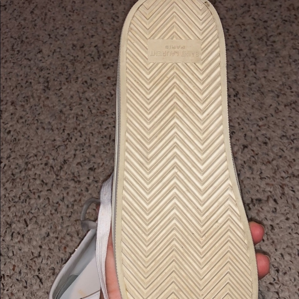 Saint Laurent sparkle platform sneakers - Picture 4 of 5